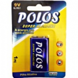BATERIA PILHA 9 V ALCALINA