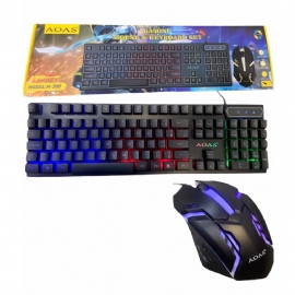 TECLADO E MOUSE GAMER RED KEYS USB
