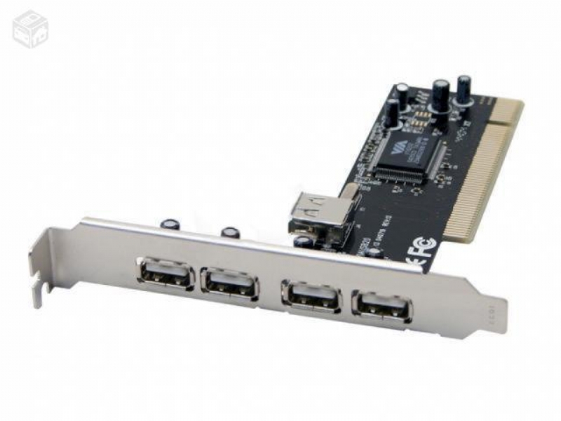 Placa USB 2.0 PCI com 5 saidas
