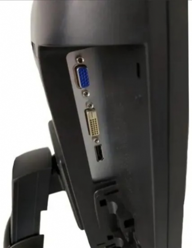 Monitor HP 22 Pol Led Com Ajuste de Altura VGA -DISPLAYPORT - DVI