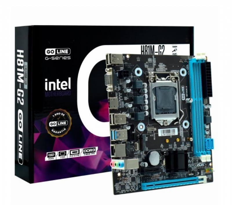 Placa Me H81 DDR3  4 e 5 Gerao