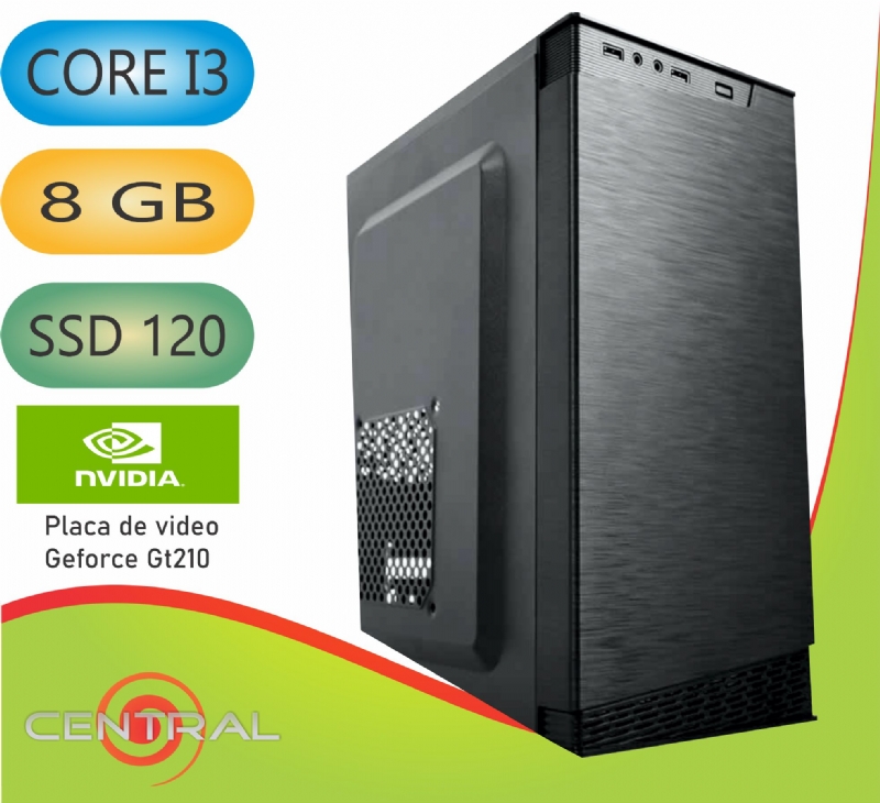 CPU INTEL CORE I3 - 8GB RAM DDR3 - SSD120GB
