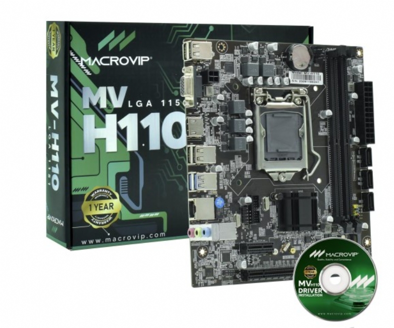 Placa Me H110 DDR3  6 e 7 Gerao